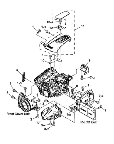 Casing parts 1