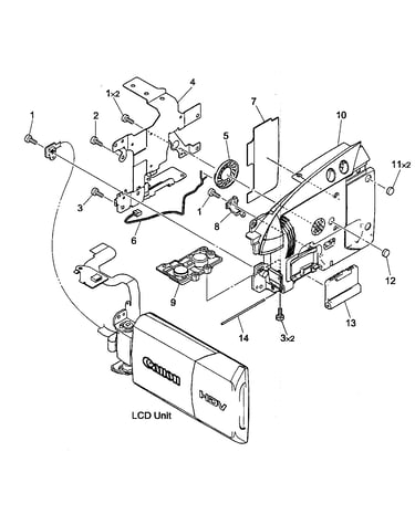 R-lcd unit