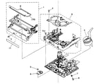 Canon HV20A mechanical chassis diagram
