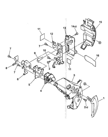 Rear cover unit