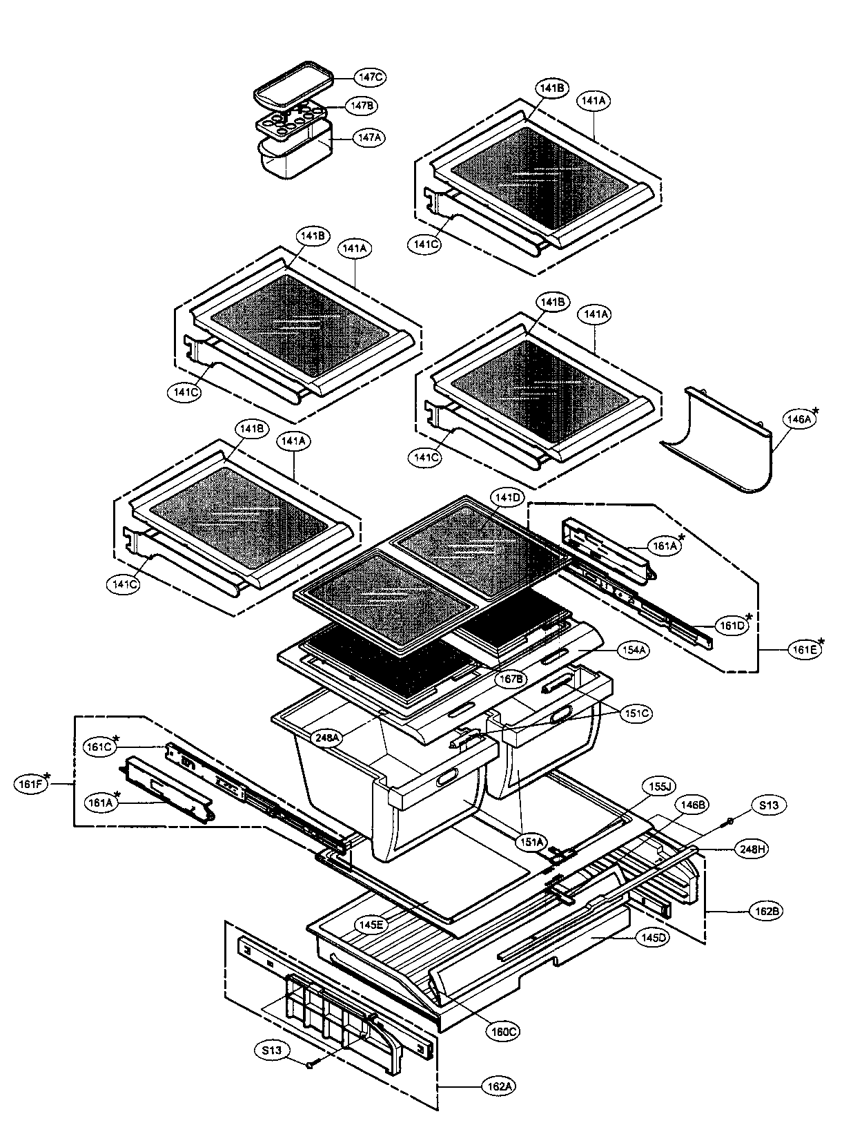 Refrigerator parts