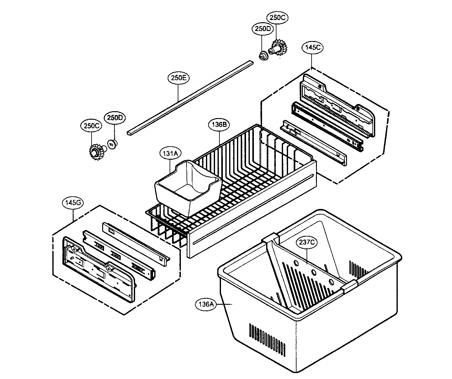 Freezer parts