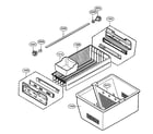 Kenmore Elite 79577719700 freezer parts diagram