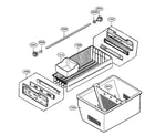 Kenmore Elite 79577729700 freezer parts diagram