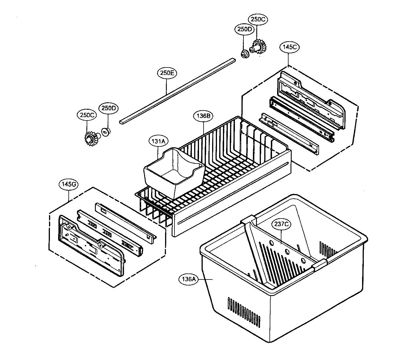 Freezer parts