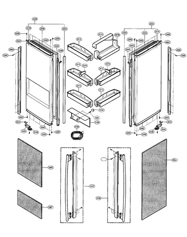 Refrigerator door