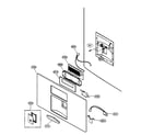 Kenmore Elite 79577729700 dispenser parts diagram