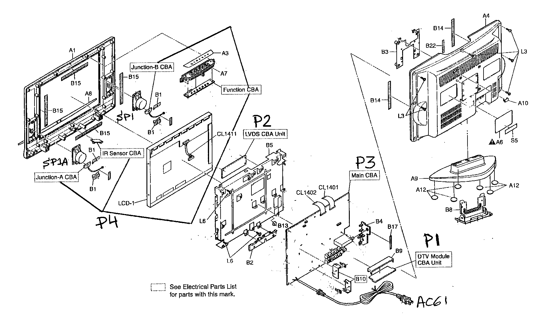 Cabinet parts