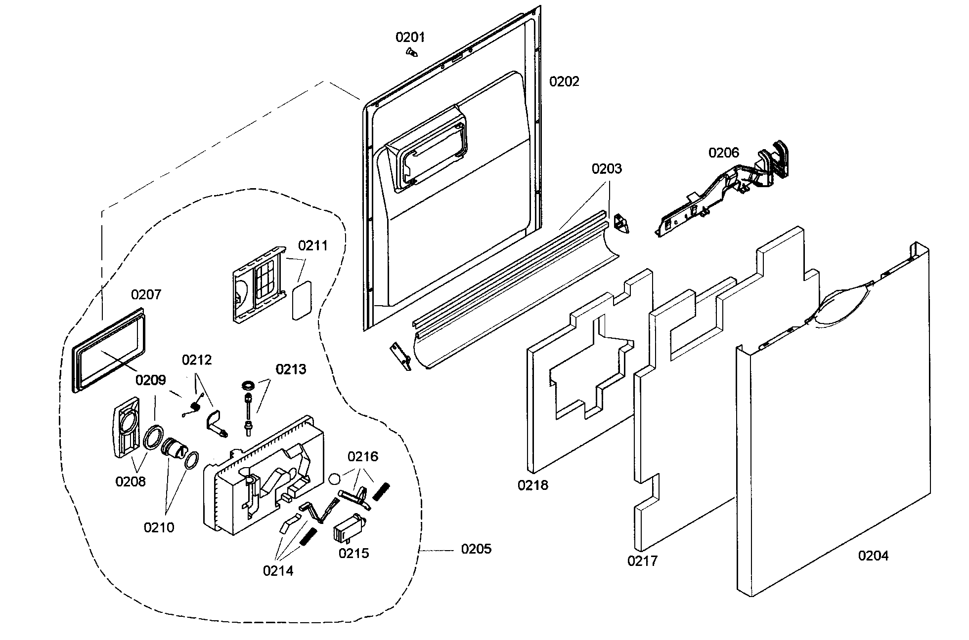 Door assy