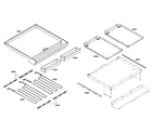 Thermador PCD484EE01 griddle plate diagram