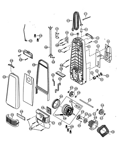 Body/motor housing/motor