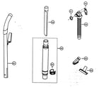 Panasonic MC-V3110 handle/hose/attachments diagram