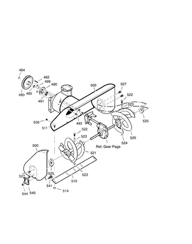 26`` 7.75hp auger housing