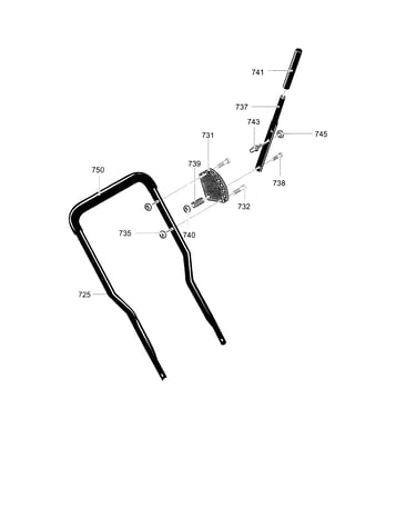 Upper handle assembly