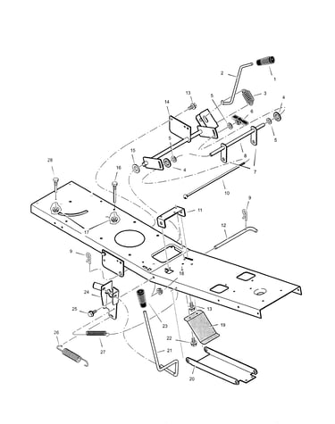 Mower housing suspension