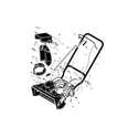 Craftsman 536885202 handle & discharge components diagram