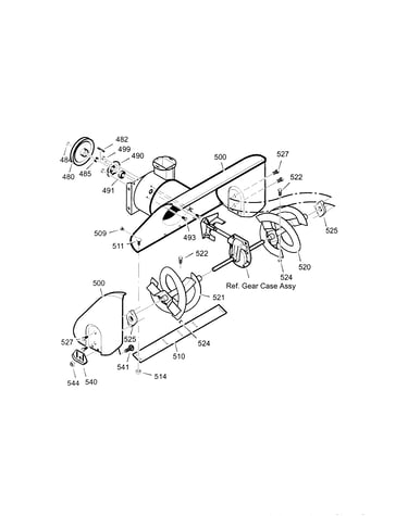 Auger housing
