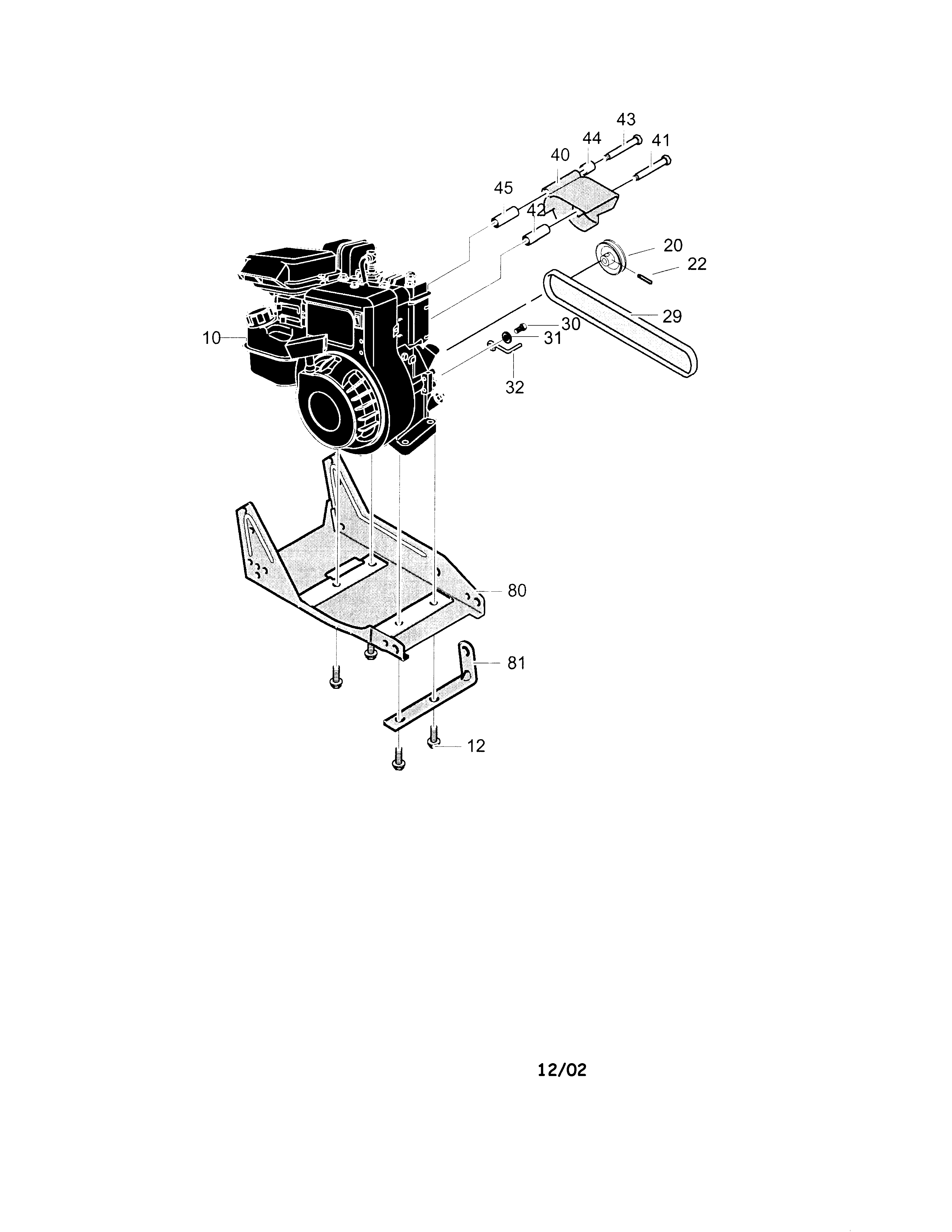 Engine/frame