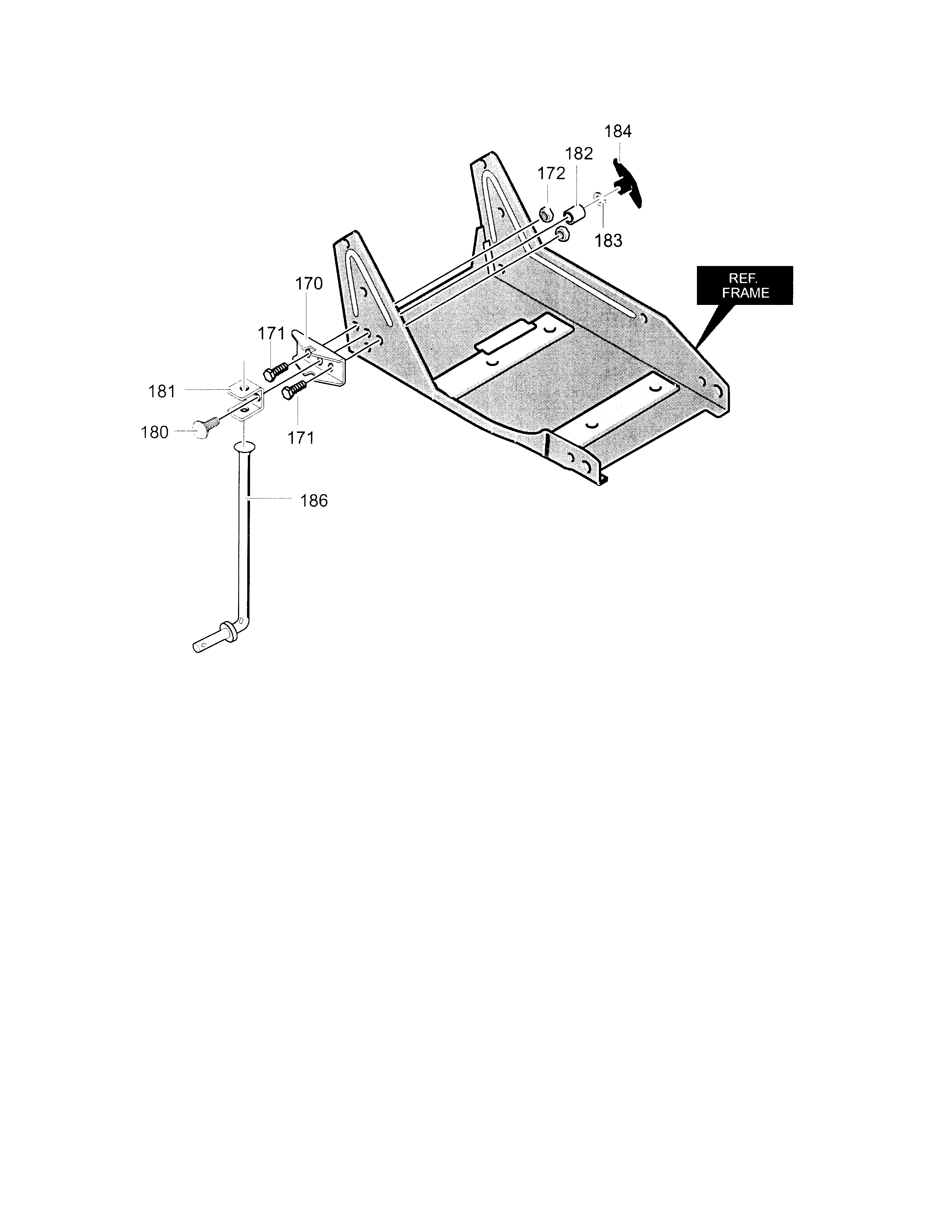 Rear wheel support