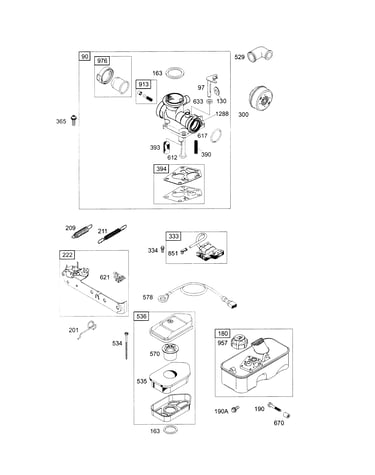 Carburetor/tank