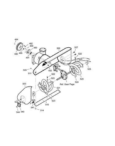 Auger housing