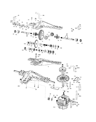 Peerless hydro transmission assembly
