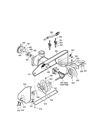 Auger housing