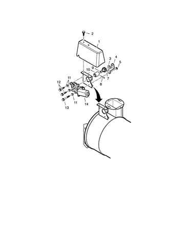 Motorized chute control assembly