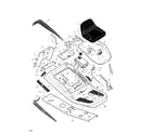 Craftsman 536270281 chassis & hood diagram