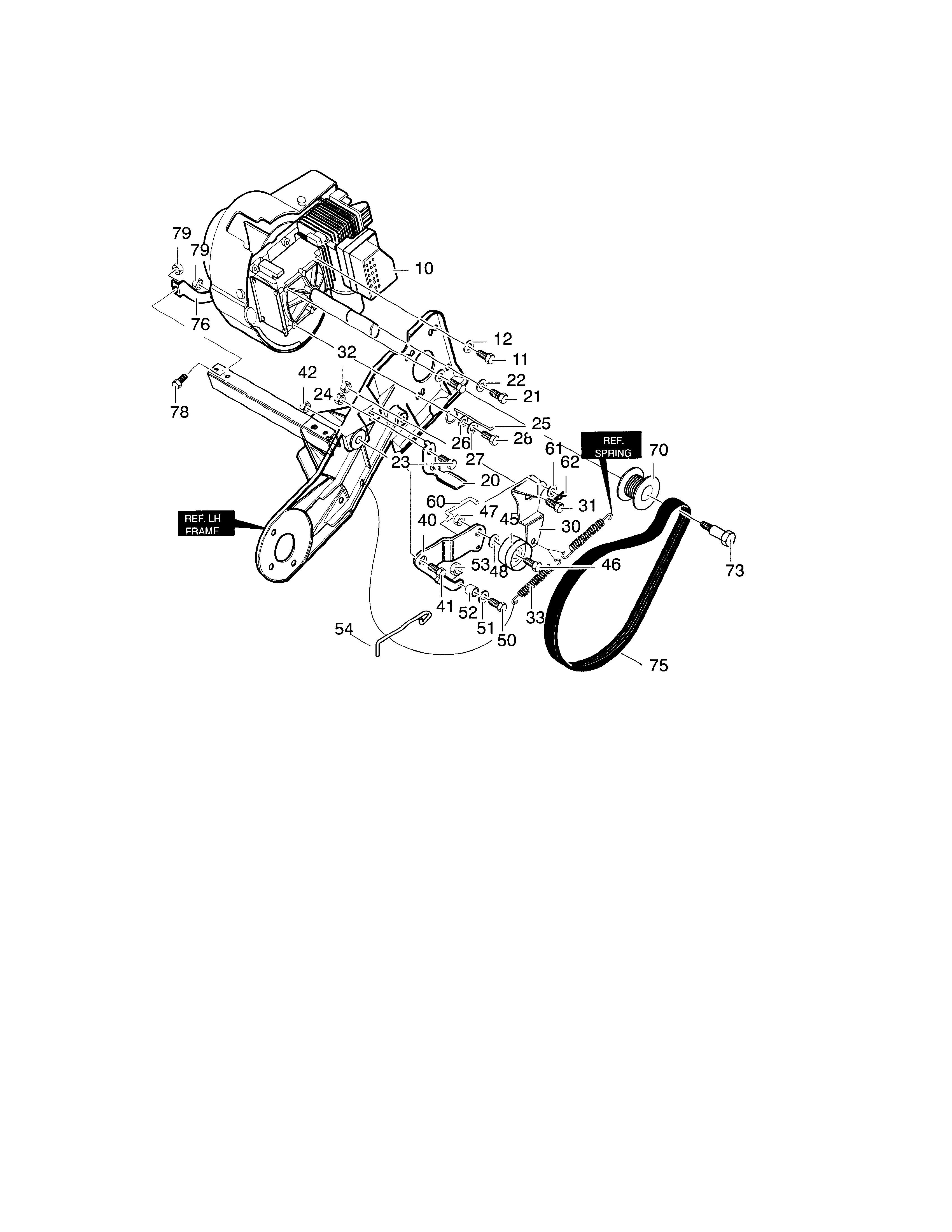 Engine drive assembly