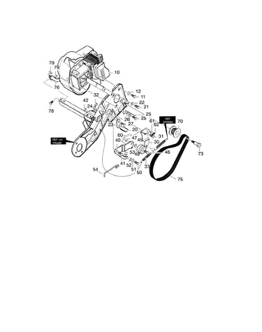 Engine drive assembly