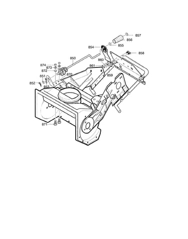 Chute rod assembly