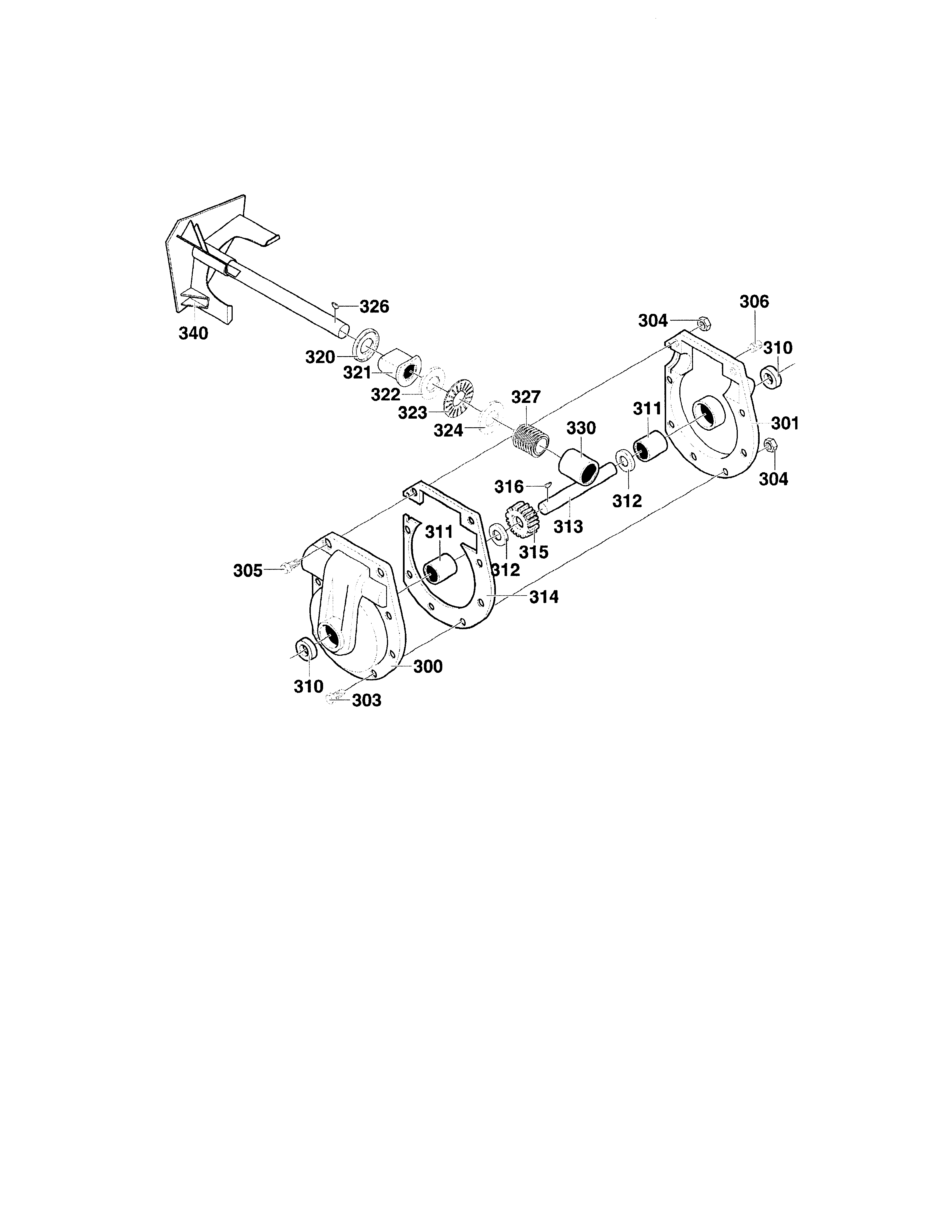 Gear case assembly