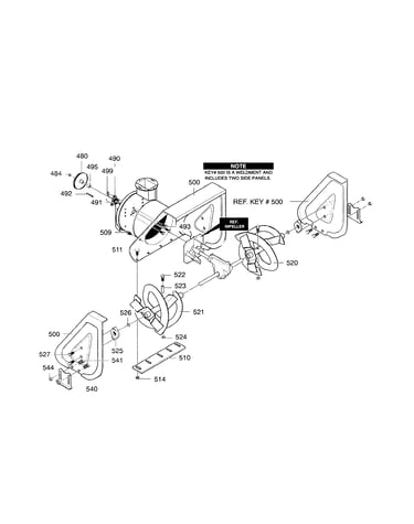 Auger housing