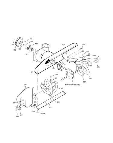 Auger housing