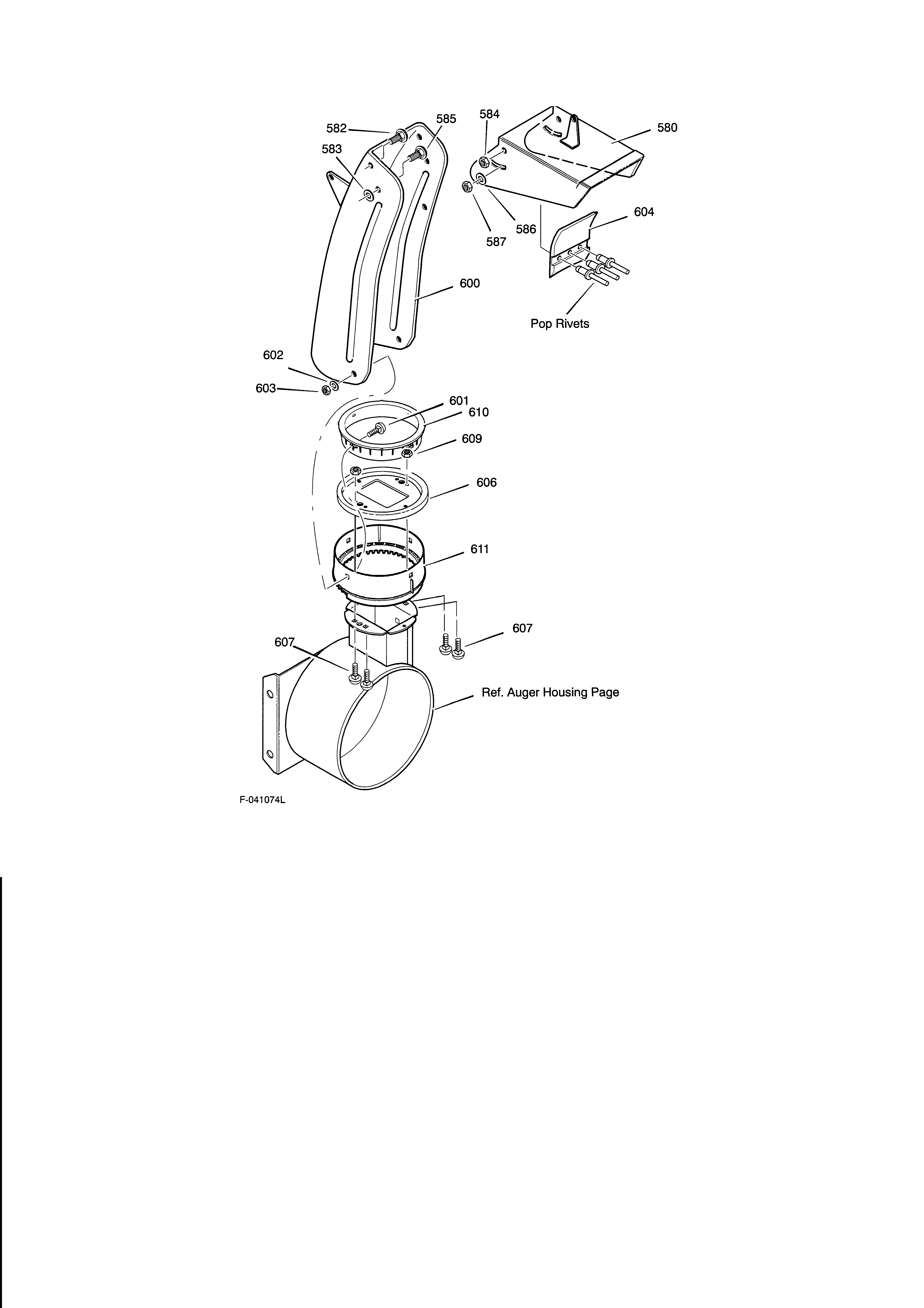 Discharge chute