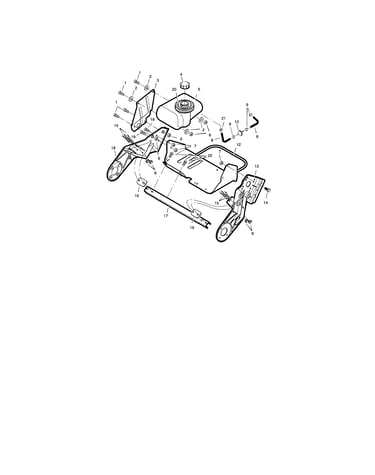 Frame and fuel tank