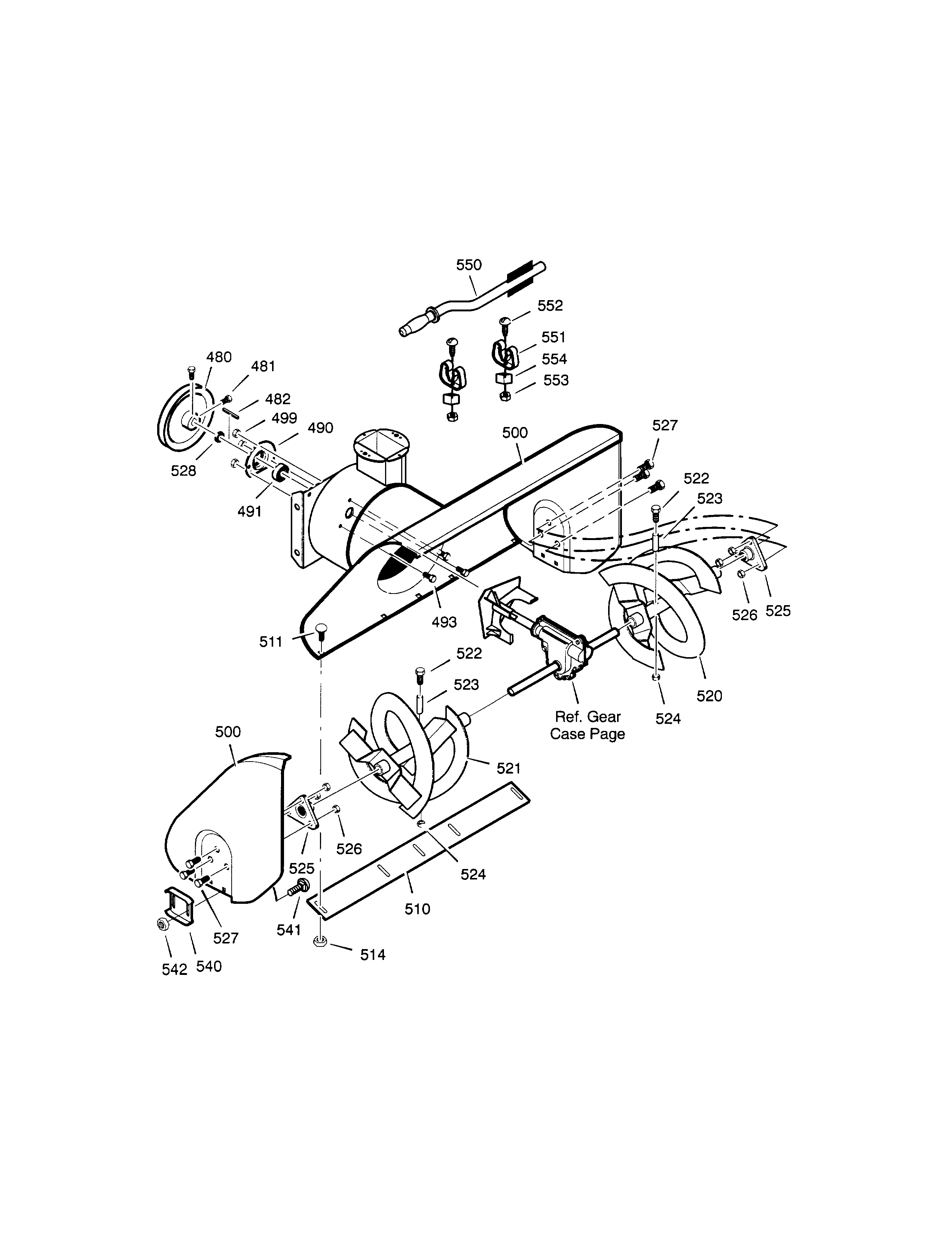 Auger housing