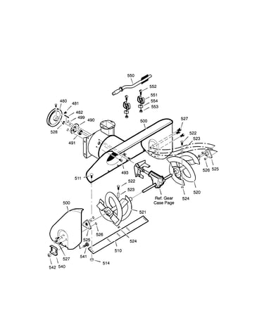 Auger housing