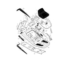 Craftsman 536270300 chassis and hood diagram