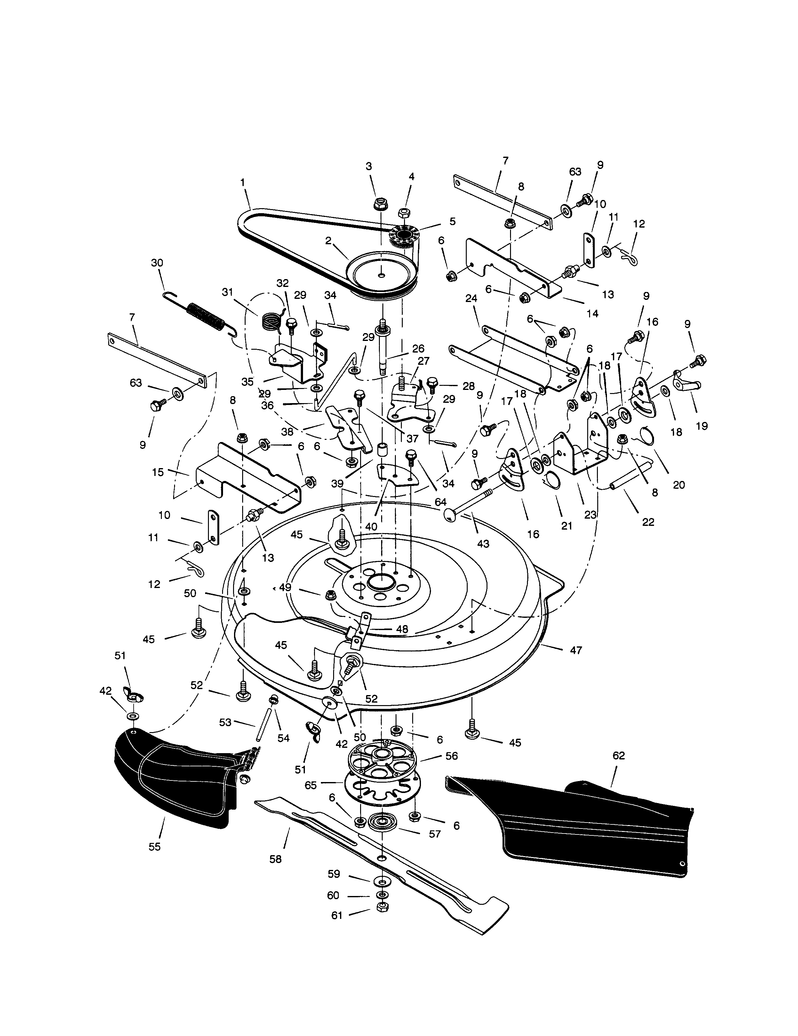 MOWER HOUSING