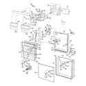 GE PDW8000G01WW door assembly diagram