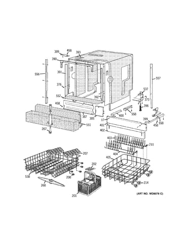 Basket & wrap assembly
