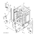 GE PDW8200J10WW body parts diagram