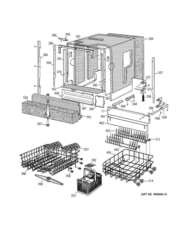 Basket & wrap assembly