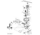 GE ZBD6905G05SS sump assembly diagram