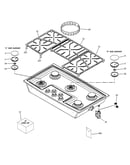 Cooktop appearance parts