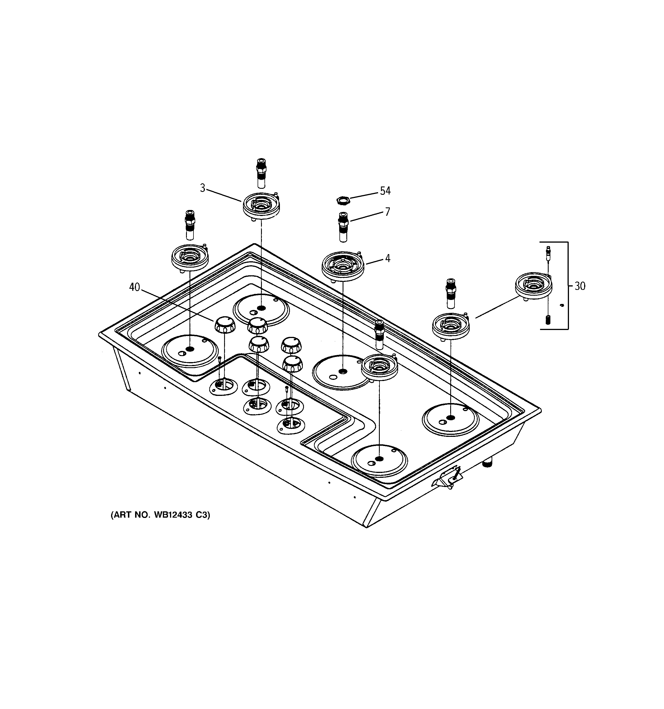 Cooktop & burners
