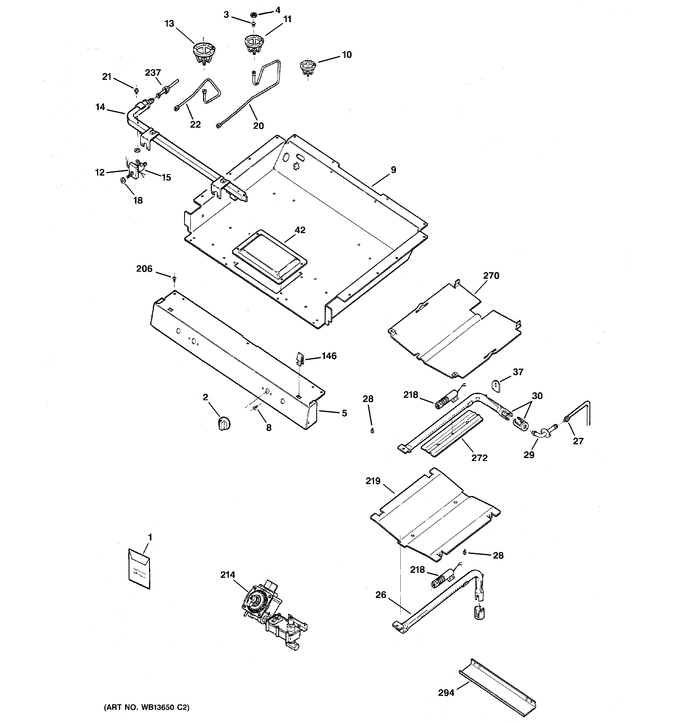 Gas & burner parts