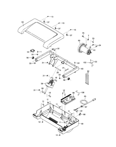 Hood/motor